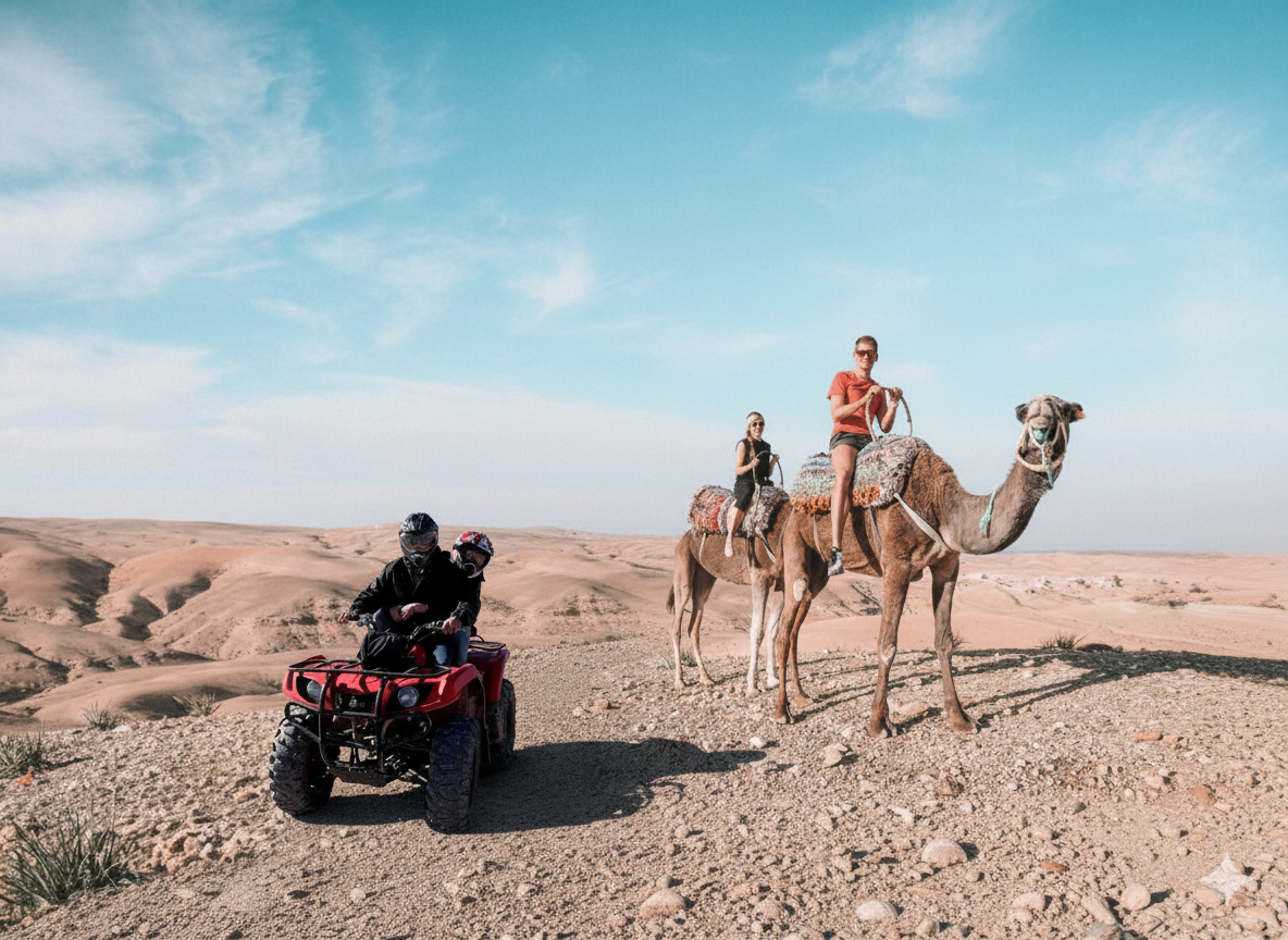 Package: 1 Hour Quad Biking + 1 Hour Camel Ride