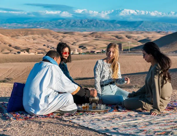 Agafay desert nomad berber tent Mystique of Agafay Desert