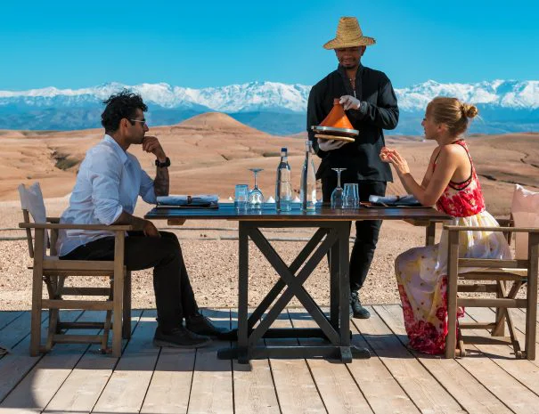 restaurant Agafay desert
