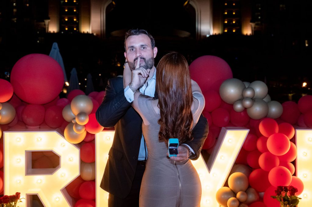 surprise mary me Marriage Proposal in Agafay Desert | Romantic Desert Proposal Packages