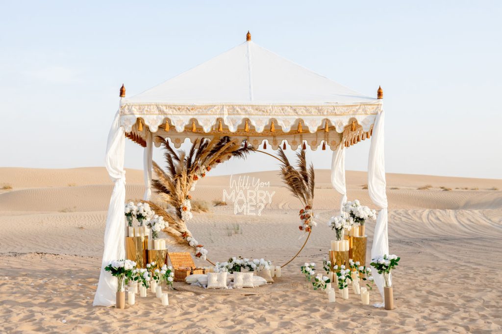will you mary me Marriage Proposal in Agafay Desert | Romantic Desert Proposal Packages