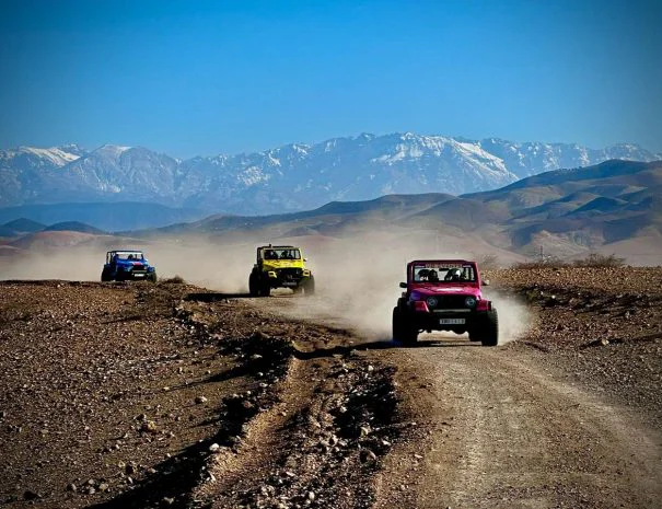 Agafay Sunset Tour: Jeep of Road With Camel Ride and Tea in a Nomad’s Tent