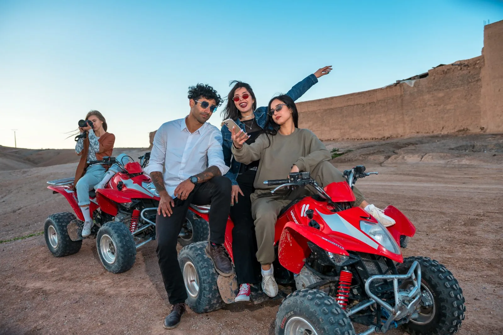 Camel ride in the Agafay Desert near Marrakech