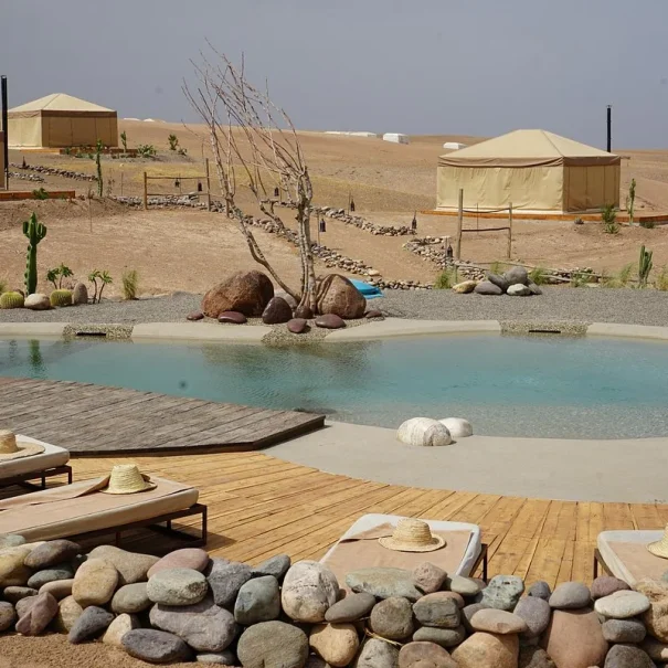 Taxi to Inara Camp Agafay from Marrakech Private Transfer